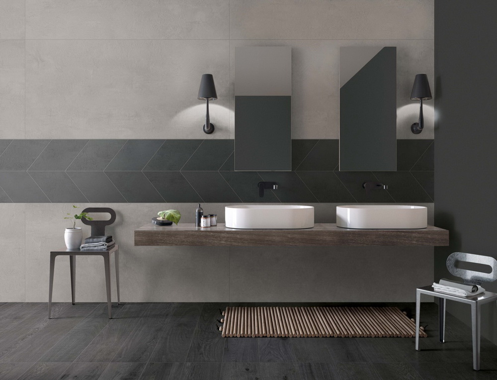Chalk Grigio & Carbon Wood