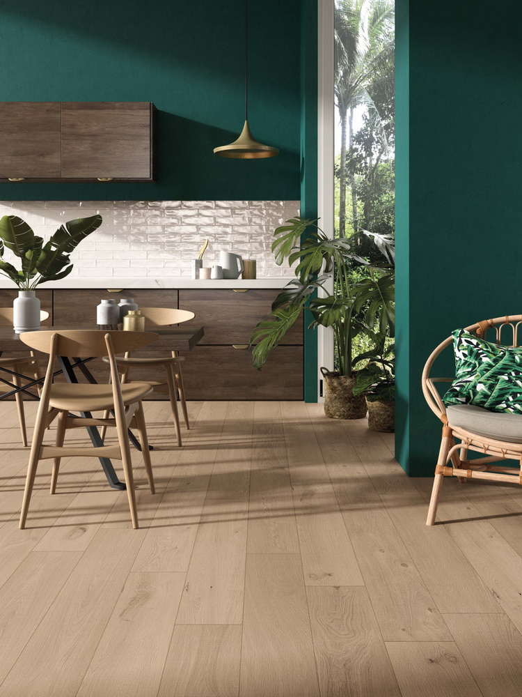 Amber Wood & Brick Bianco